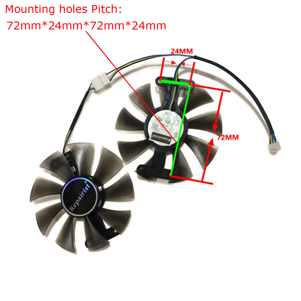 Ventilador de placa de vídeo p - Rx 580 8Gb 2048Sp Gpu avaliação e preço