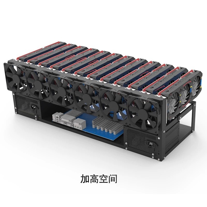 Gabinete Aberto para Rig de Mi - 12 Gpu Open Air Frame Case avaliação e preço