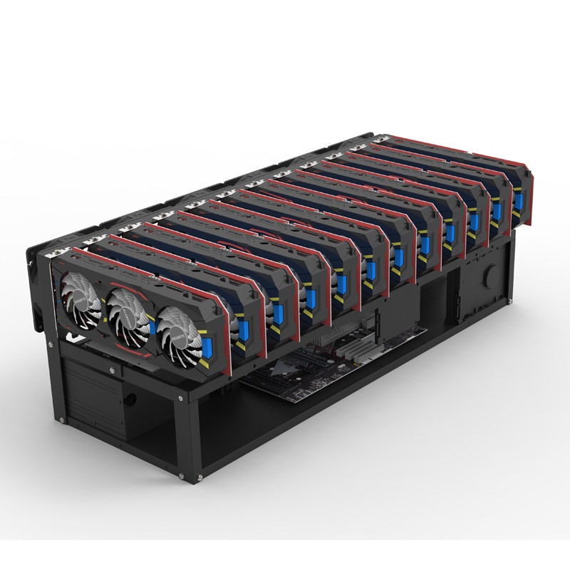 Gabinete Aberto para Rig de Mi - 12 Gpu Open Air Frame Case avaliação e preço